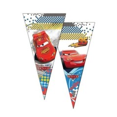 bolsa de cono para cumpleanos de cars 6 uds 14000991 8003558003693