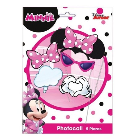 kit para fotos photocall minnie mouse 5 uds 14001138 8003558003693
