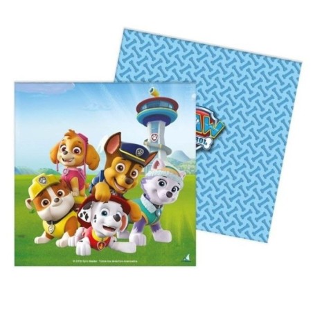 servilletas patrulla canina 20 uds 33x33 cm 16000663 8003558003693
