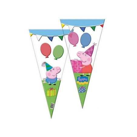 bolsa cono cumpleanos peppa pig 16000713 8003558003693