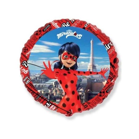 globo ladybug foil para helio o aire 18 45 cm 16000878 8003558003693