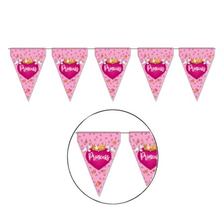 banderin triangular cumpleanos princesa 3 metros 16001249 8003558003693