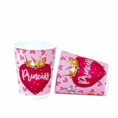 vasos cumpleanos princess 8 uds 16001258 8003558003693