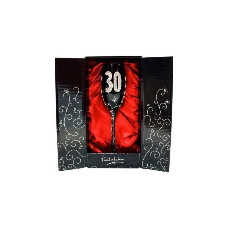 Copa chanpagne 30 cumpleaños en estuche regalo