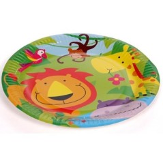 platos safari animales de la jungla 6 uds 23 cm 57022 8003558034116