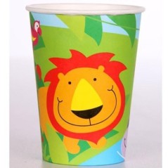 vasos animales de la jungla 6 uds 57023 8003558034116