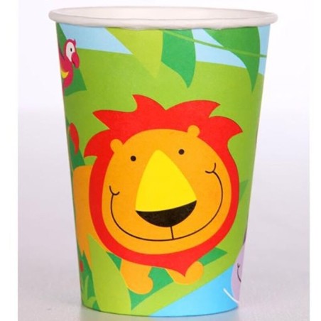 vasos animales de la jungla 6 uds 57023 8003558034116