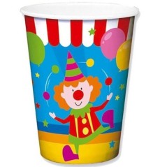 vasos cumpleanos circo 6 uds 57047 8003558034116