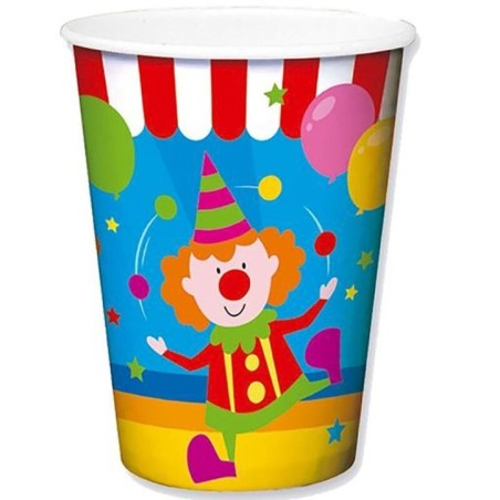 vasos cumpleanos circo 6 uds 57047 8003558034116