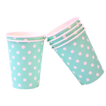 vasos verde menta mint 6 uds 57085 8003558034116