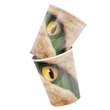 vasos dinosaurio cumpleanos 8 uds 57205 8003558034116