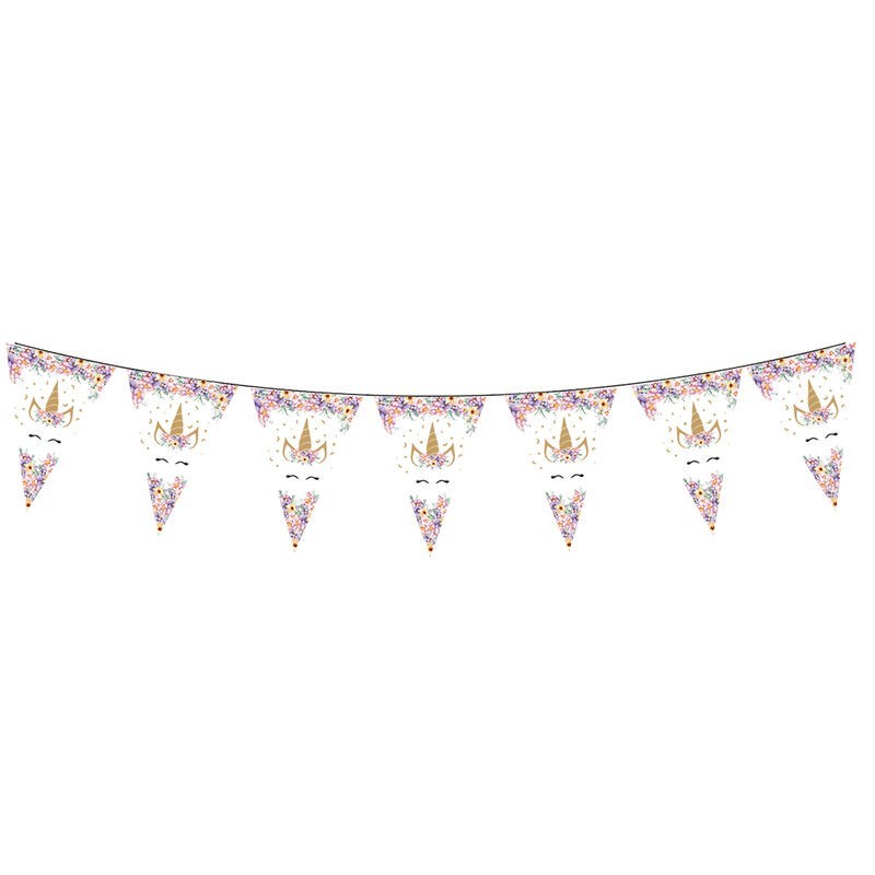 Guirnalda unicornio cumpleaños 240 cm