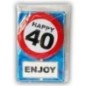 Postal o tarjeta 40 cumpleaños