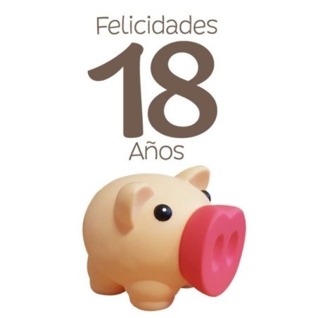 hucha cerdito 18 cumpleanos 9771 8003558034116
