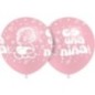 Globos Es una niña rosa 8 uds 30 cm