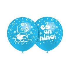 globos azules es un nino 8 uds 30 cm 105p3318B8 8003558034116