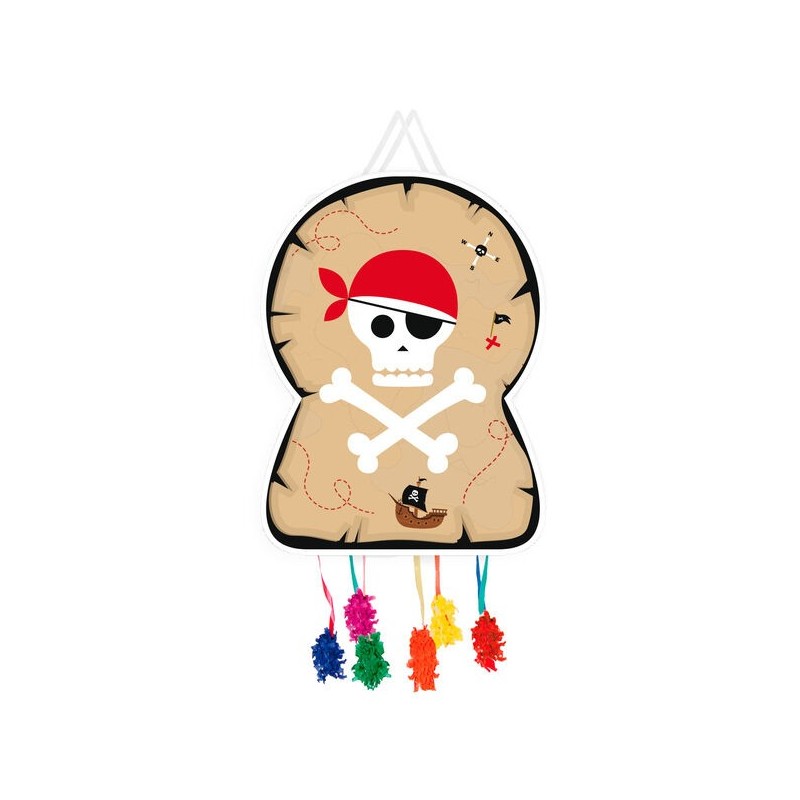 Piñata Piratas cumpleaños 46x65 cm grande