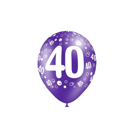 globos 40 cumpleanos 8 uds 30 cm 112040 8 8003558034116