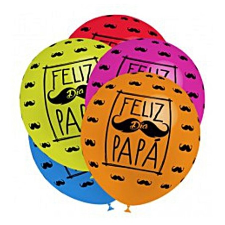 globos feliz dia papa 8 uds 30 cm 11263*8 8003558034116