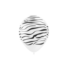 globos cebra animal print 30 cm 8 uds 112P20122 8 8003558034116