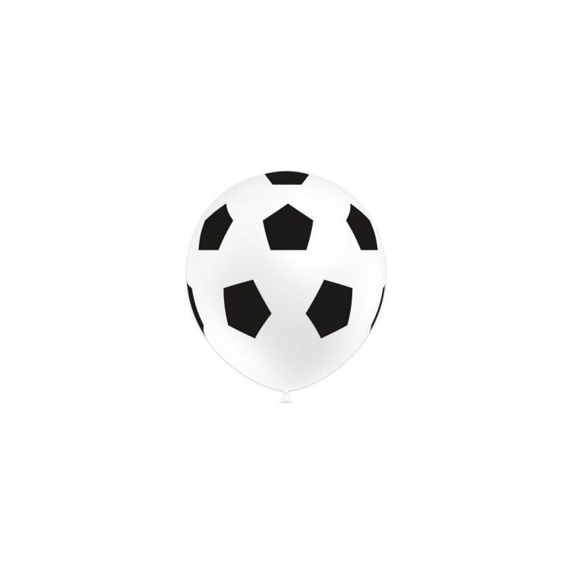 Globos balones de futbol 8 uds 30 cm