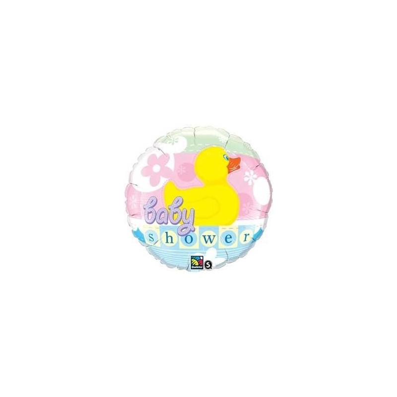 Globo foil baby shower patito 18  46 cm