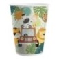 Vasos Safari animales de la jungla 8 uds