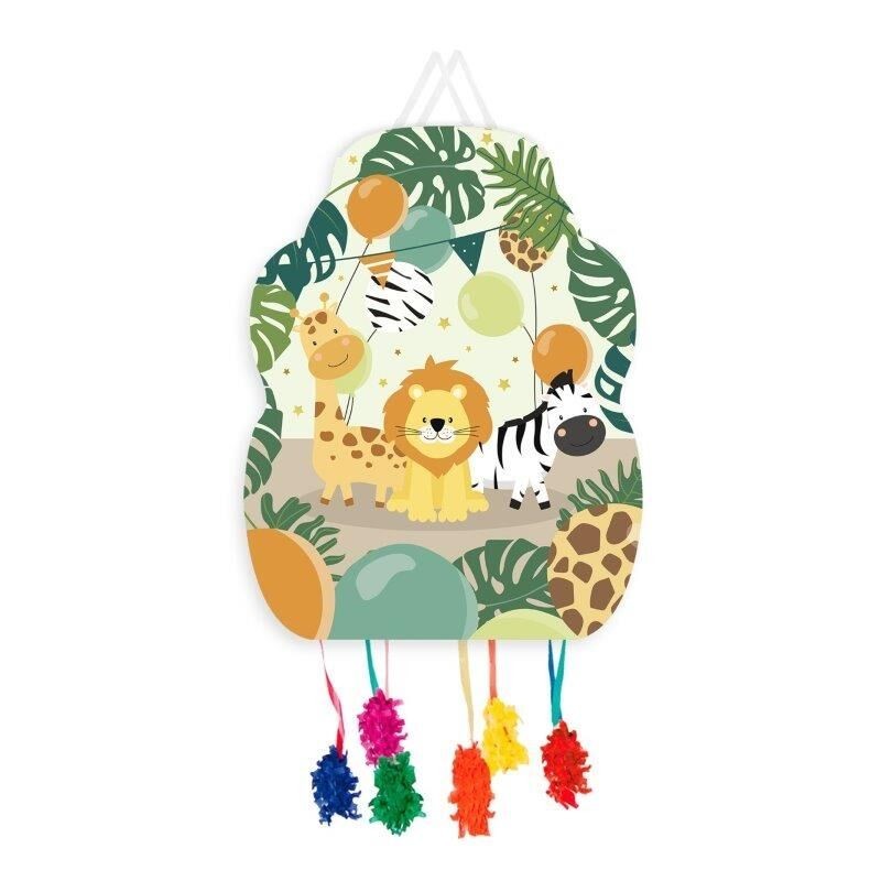 Piñata Safari animales selva 33x46 cm