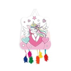 pinata unicornio fantasy 28x33 cm 118171 8003558034116
