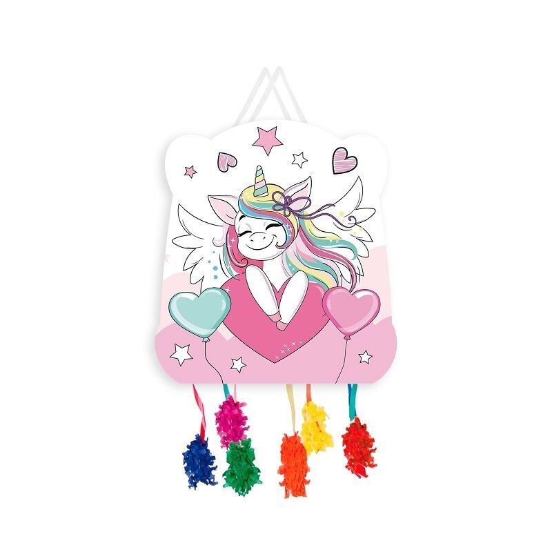 Piñata unicornio fantasy 28x33 cm