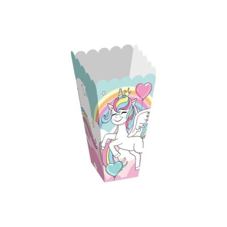 cajitas pop alta palomitas unicornio 12 uds 8x12x12 cm 118176 8003558034116