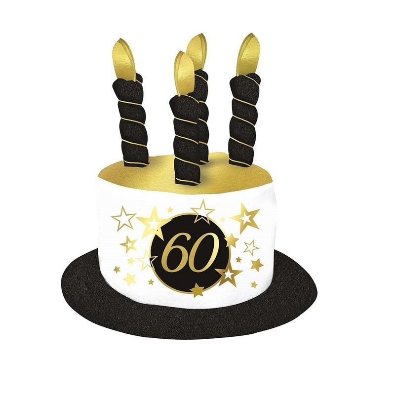 Sombrero velas 60 cumpleaños