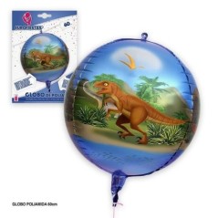 globo redondo 4d dinosaurio 60 cm 13649 8003558034116