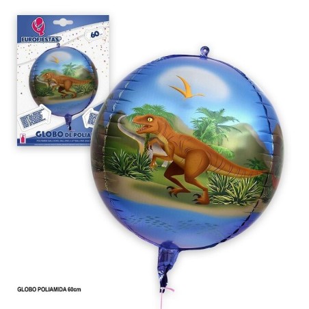 globo redondo 4d dinosaurio 60 cm 13649 8003558034116