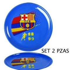 platos futbol club barcelona 2 unds 15134 8003558034116