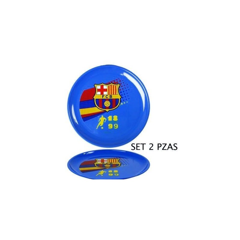 Platos futbol club barcelona 2 unds