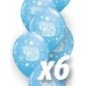 Globo es un niño estrellas babyshower 6 uds 30 cm