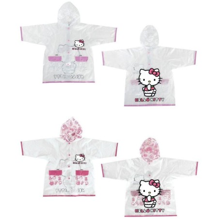 chubasquero hello kitty impermeable transparente lila talla 2 anos 17134 T2CL 8412345010224