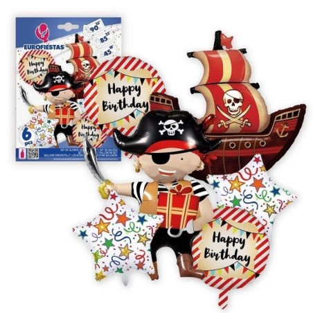 set globos pirata para cumpleanos 17358 8412345010224