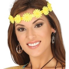 diadema hippie margaritas amarillas cinta pelo 17390 8412345010224