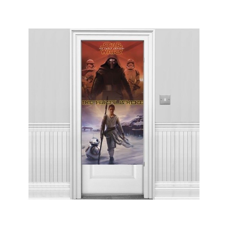 Decoracion pared puerta Star Wars