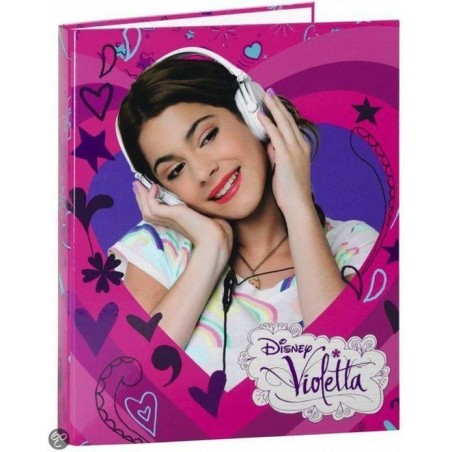 carpeta violetta disney music a4 solapas 17776 8412345010224