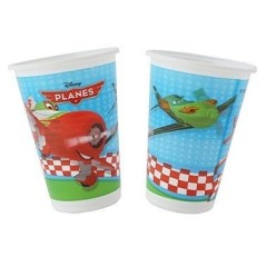 vasos planes disney 8 unidades 19074 8412345010224