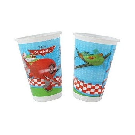 vasos planes disney 8 unidades 19074 8412345010224