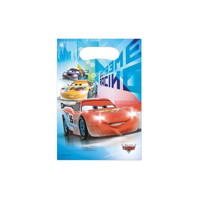 Bolsas chuches detalles cars 6 uds