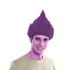 peluca de troll morado trolls 203825 8412345010224