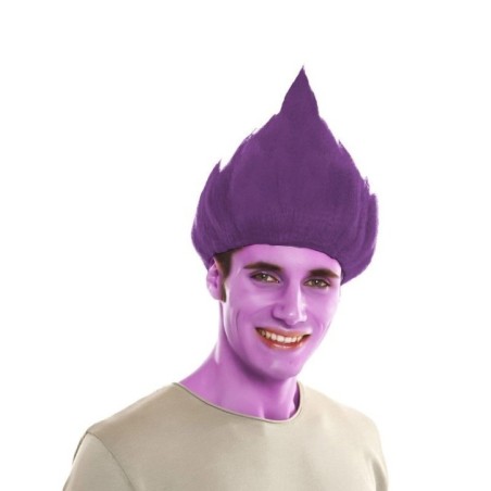 peluca de troll morado trolls 203825 8412345010224