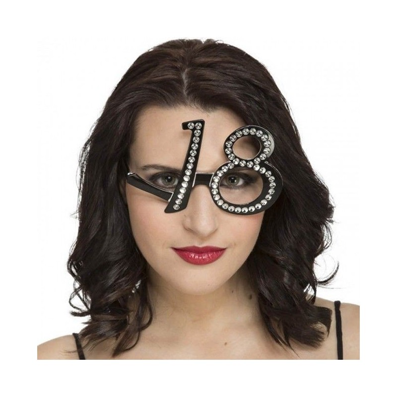 Gafas cumpleaños con brillantes 18
