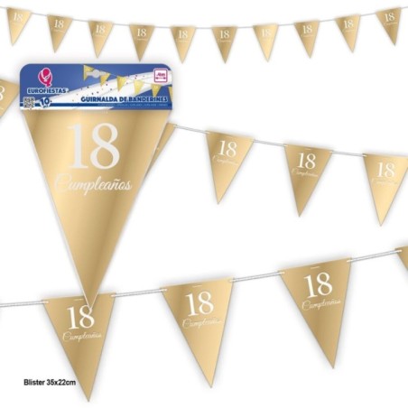 baderin triagular 18 cumpleanos 4 mestros 21249 8412345010224