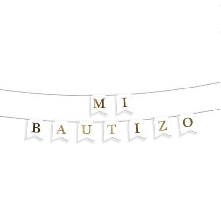 guirnalda mi bautizo oro 3 metros 21309 8412345010224